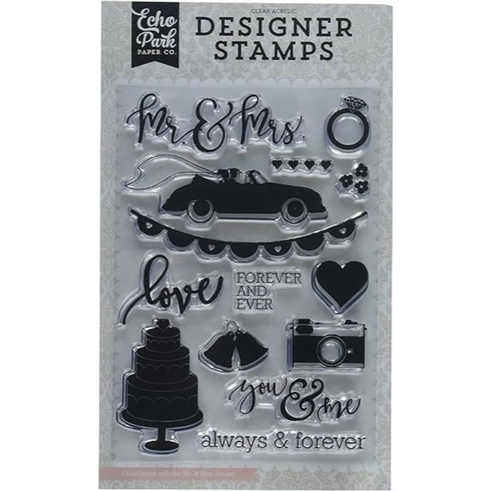 Echo Park Paper Company Mr & Mrs Stamp